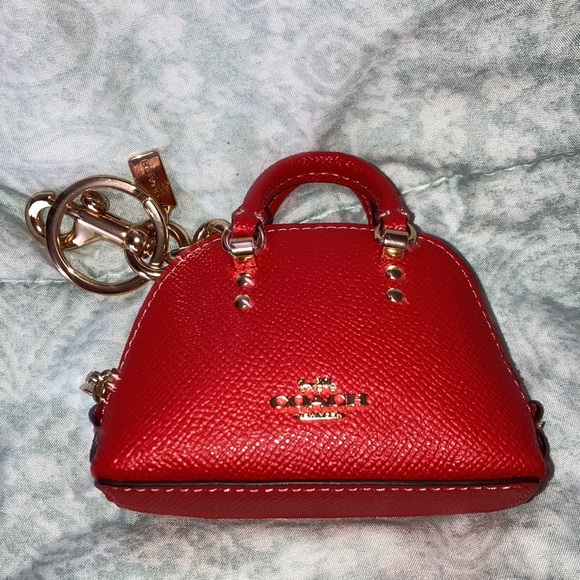 COPY - 🍄RED LEATHER COACH CHARM 🍄 - Picture 7 of 8
